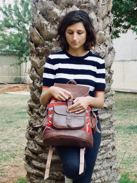 Large Fesi Backpack - yasmarhandicrafts