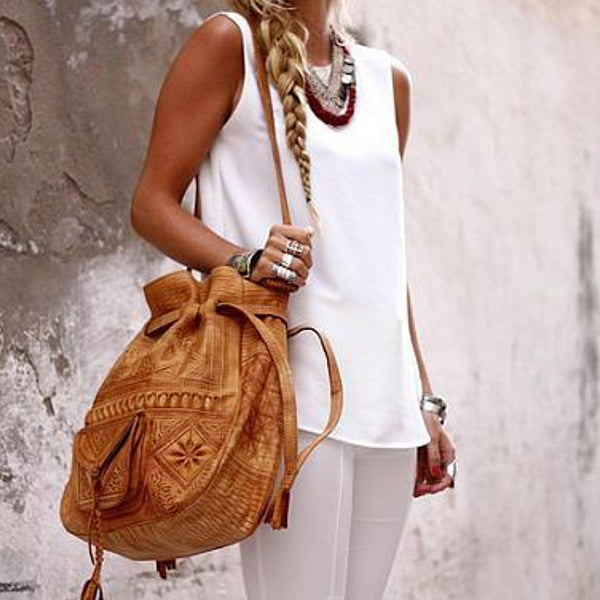 Moroccan handmade shoulder bag - yasmarhandicrafts