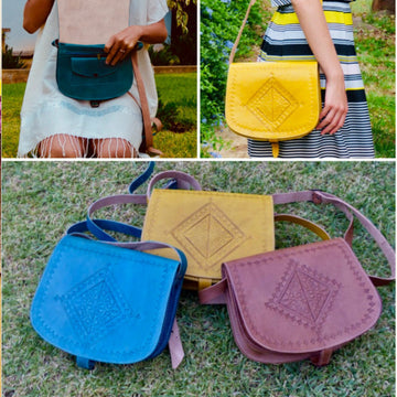Moroccan Leather Bags